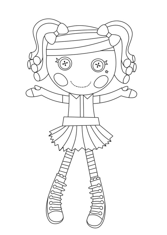 Çizmek Lalaloopsy görüntü Boyama Sayfası