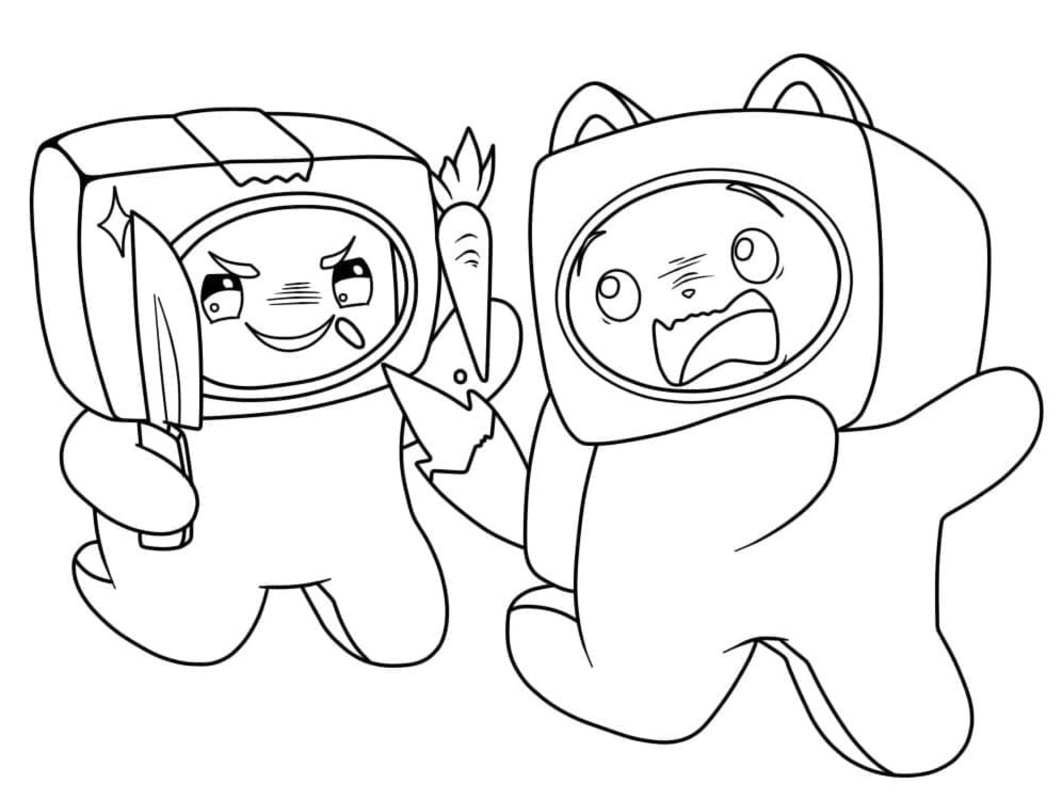 Çizmek LankyBox kolay Boyama Sayfası