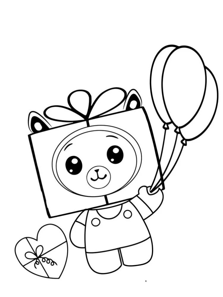 Çizmek LankyBox ücretsiz Boyama Sayfası