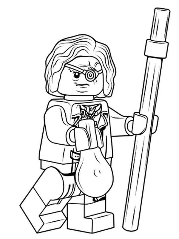 Çizmek Lego Harry Potter yazdırılabilir Boyama Sayfası