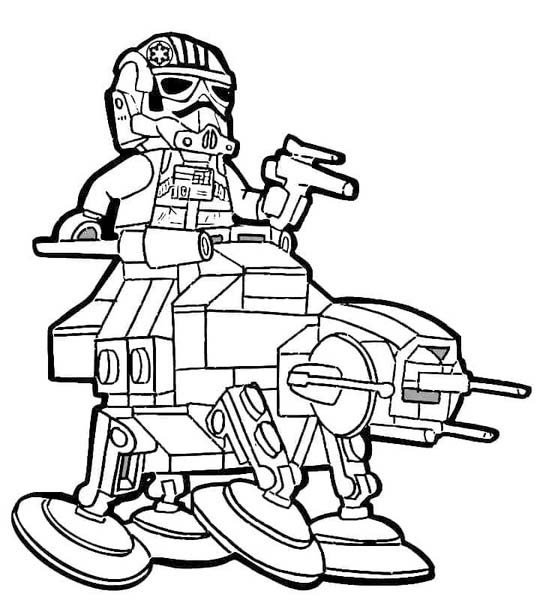 Çizmek Lego Yıldız Savaşları ücretsiz Boyama Sayfası