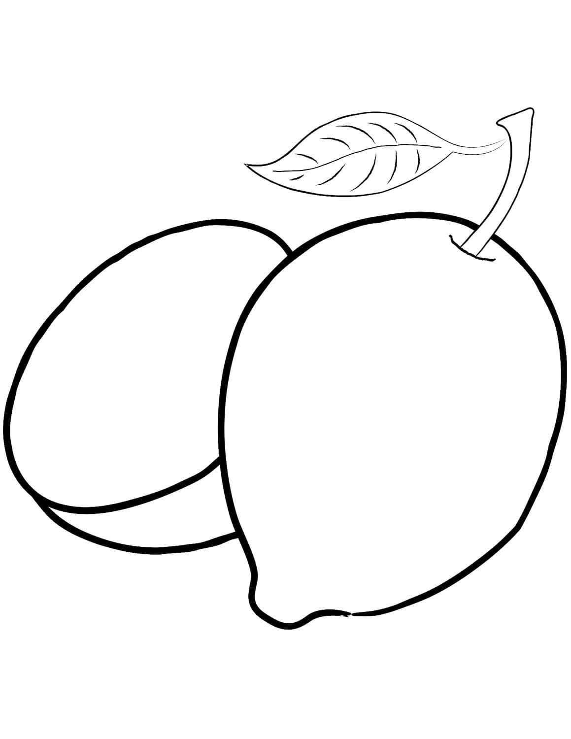 Çizmek Limon Kolay Boyama Sayfası