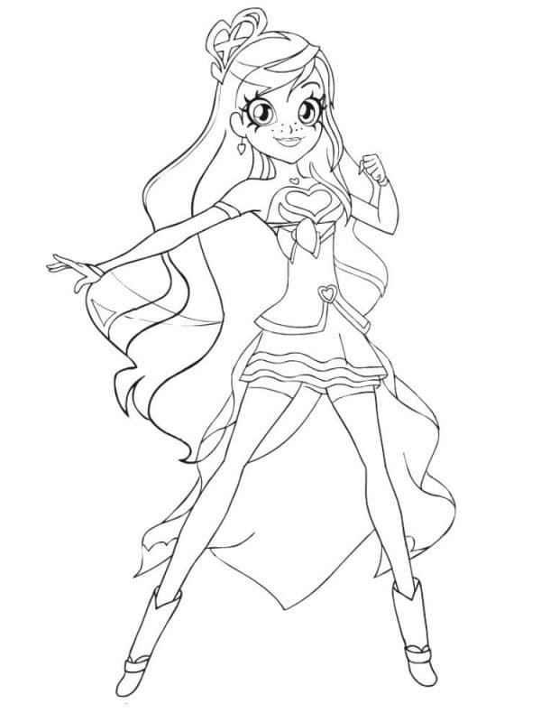 Çizmek Lolirock ücretsiz Boyama Sayfası