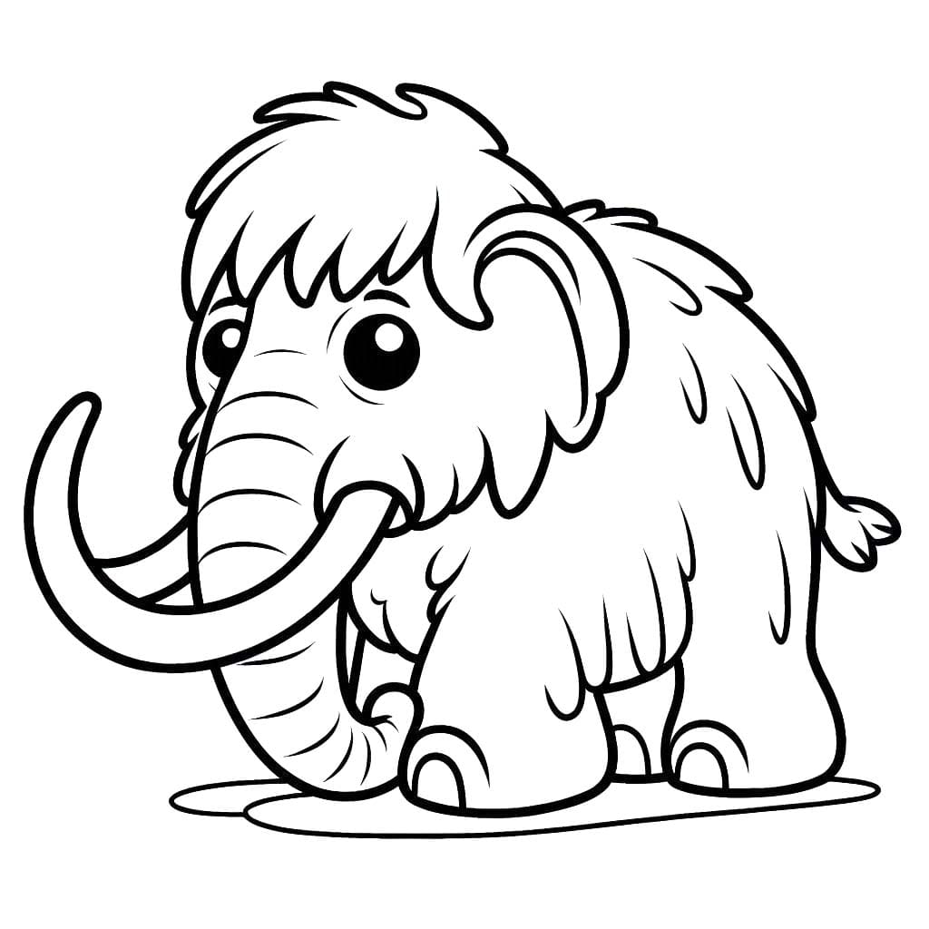 Çizmek Mamut 2 Boyama Sayfası