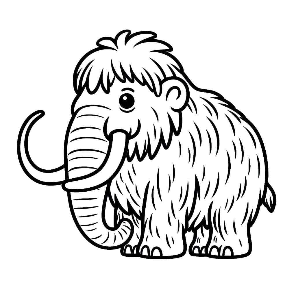 Çizmek Mamut 5 Boyama Sayfası