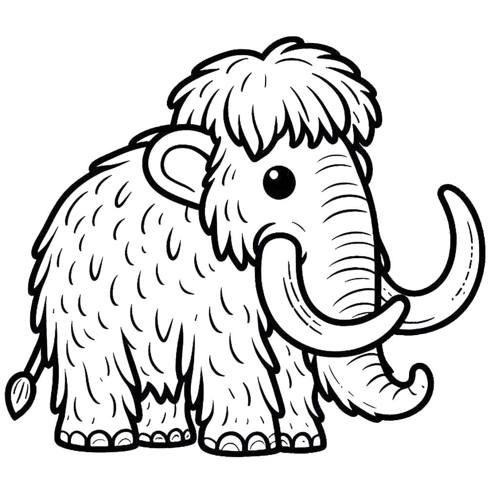 Çizmek Mamut 6 Boyama Sayfası