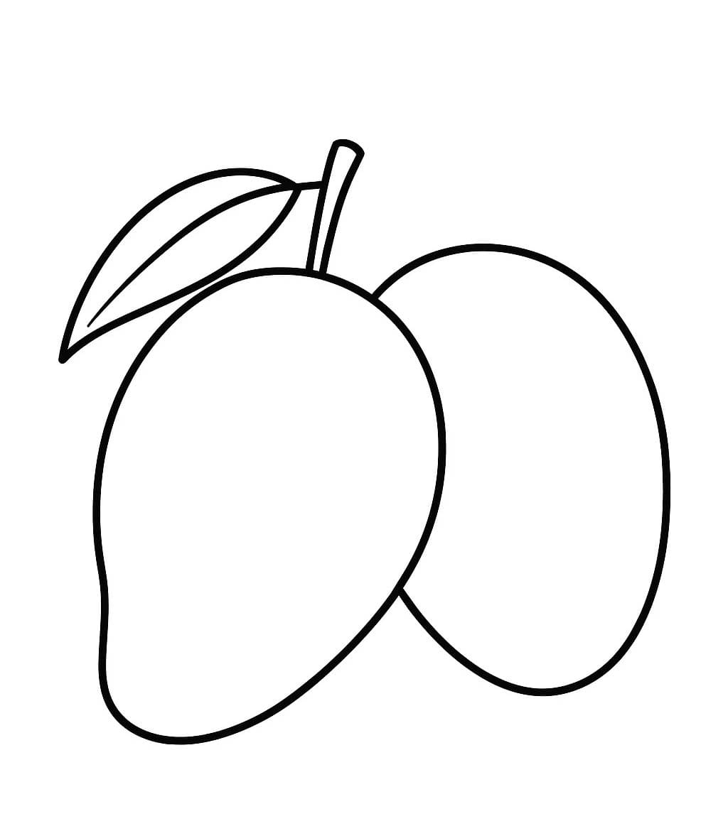 Çizmek Mango Ücretsiz Boyama Sayfası