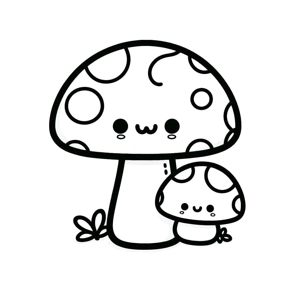 Çizmek Mantar 1 Boyama Sayfası