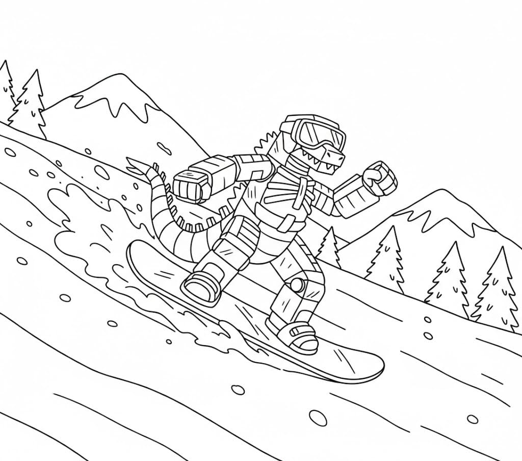 Çizmek Mechagodzilla ücretsiz Boyama Sayfası