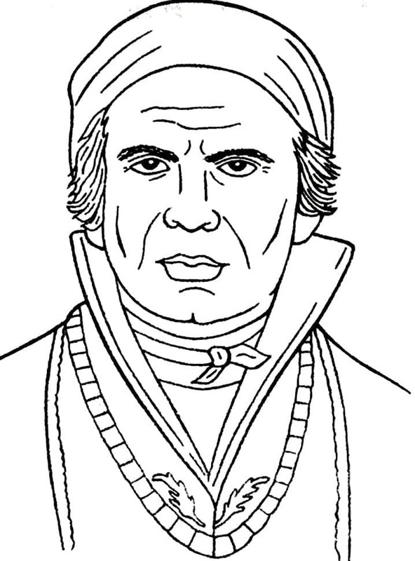 Çizmek Meksika yazdırılabilir basit Boyama Sayfası