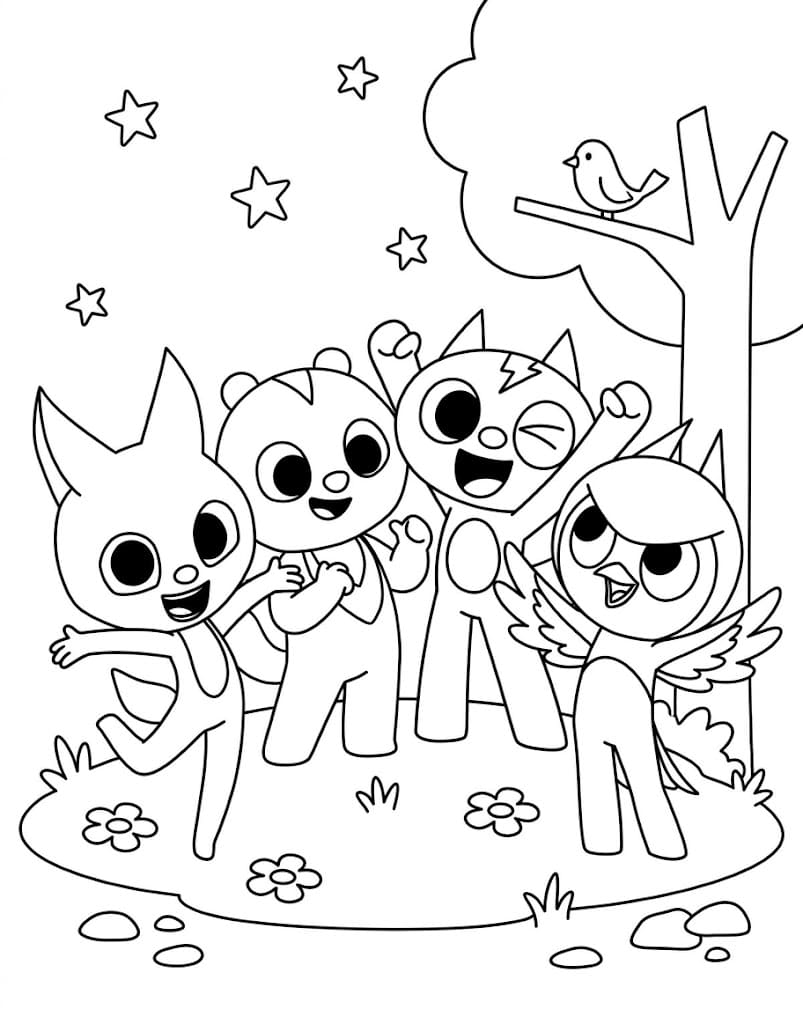 Çizmek Miniforce Ücretsiz Boyama Sayfası