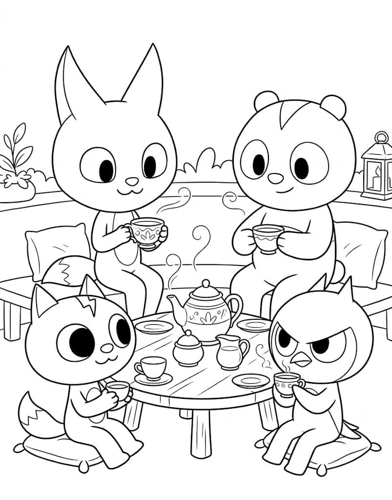 Çizmek Miniforce kolay Boyama Sayfası