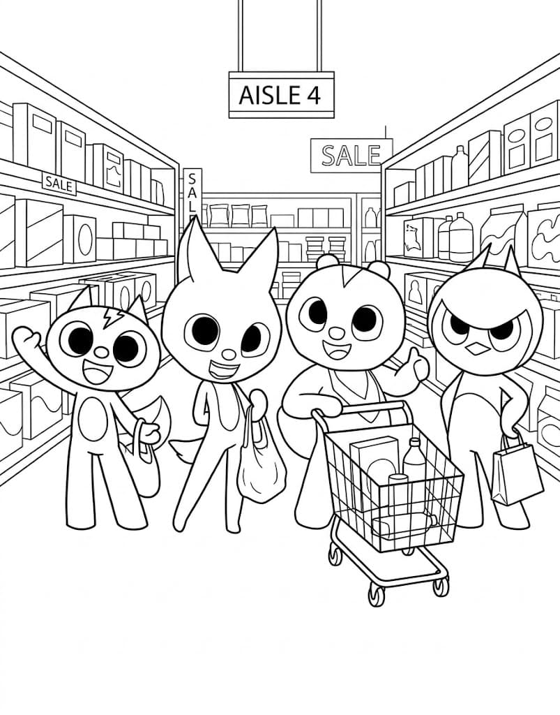 Çizmek Miniforce Boyama Sayfası