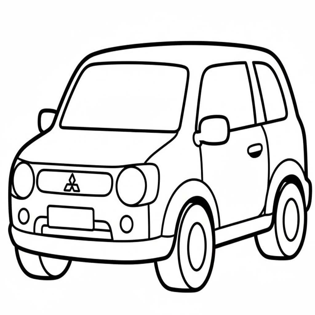 Çizmek Mitsubishi 2 Boyama Sayfası