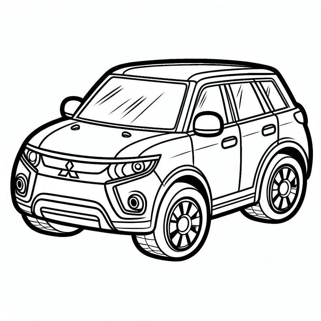 Çizmek Mitsubishi 3 Boyama Sayfası