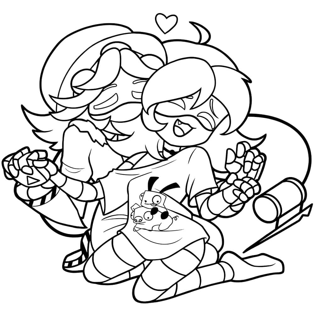 Çizmek Murder Drones ücretsiz Boyama Sayfası