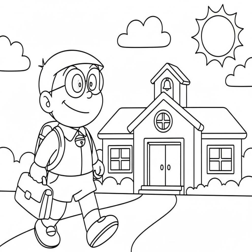 Çizmek Okul 3 Boyama Sayfası