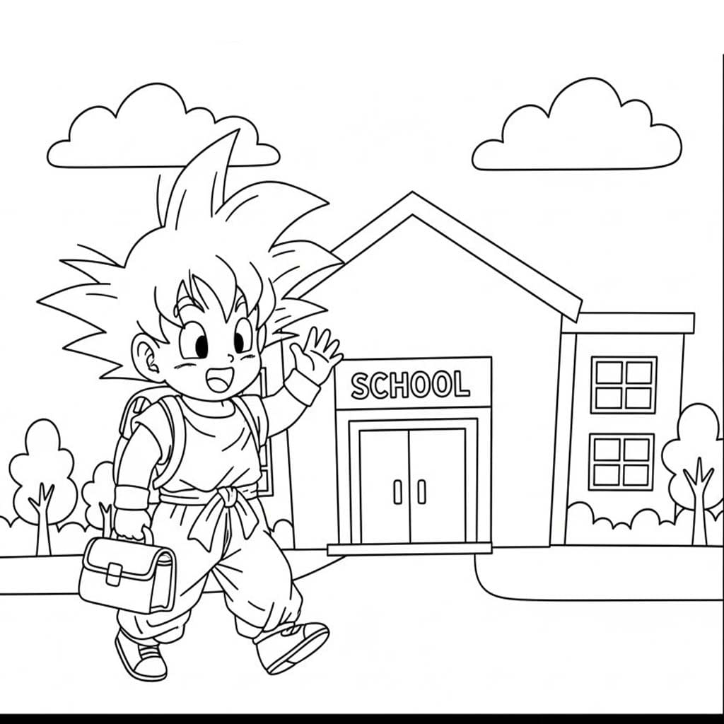 Çizmek Okul 5 Boyama Sayfası