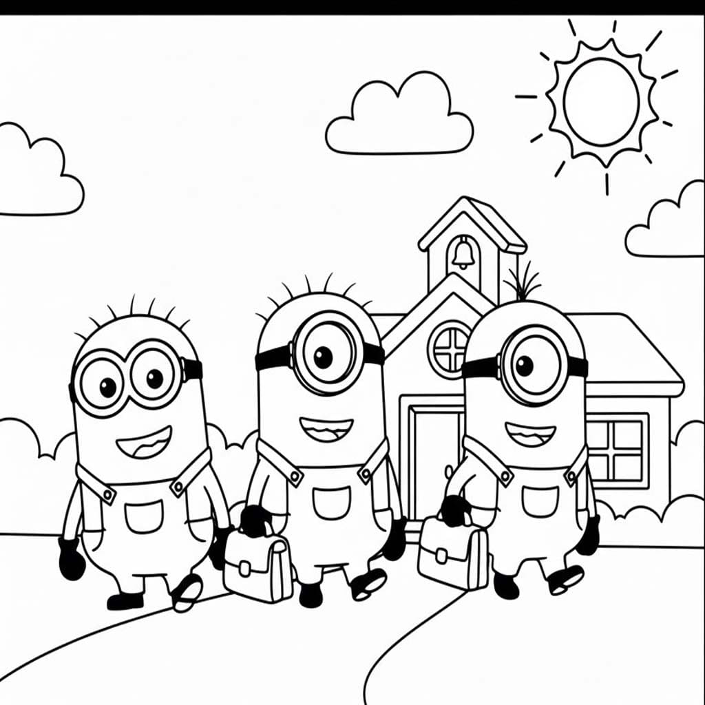 Çizmek Okul 6 Boyama Sayfası