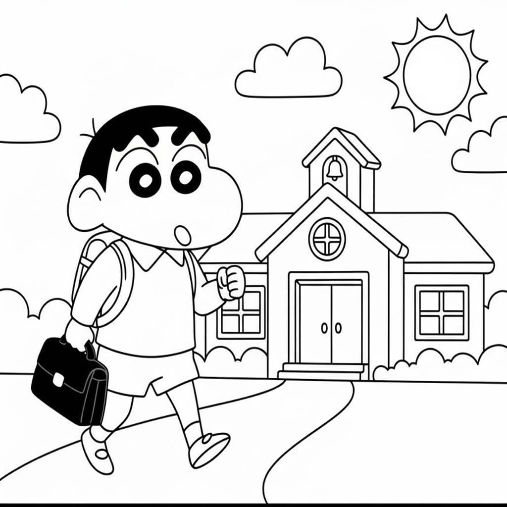 Çizmek Okul 8 Boyama Sayfası