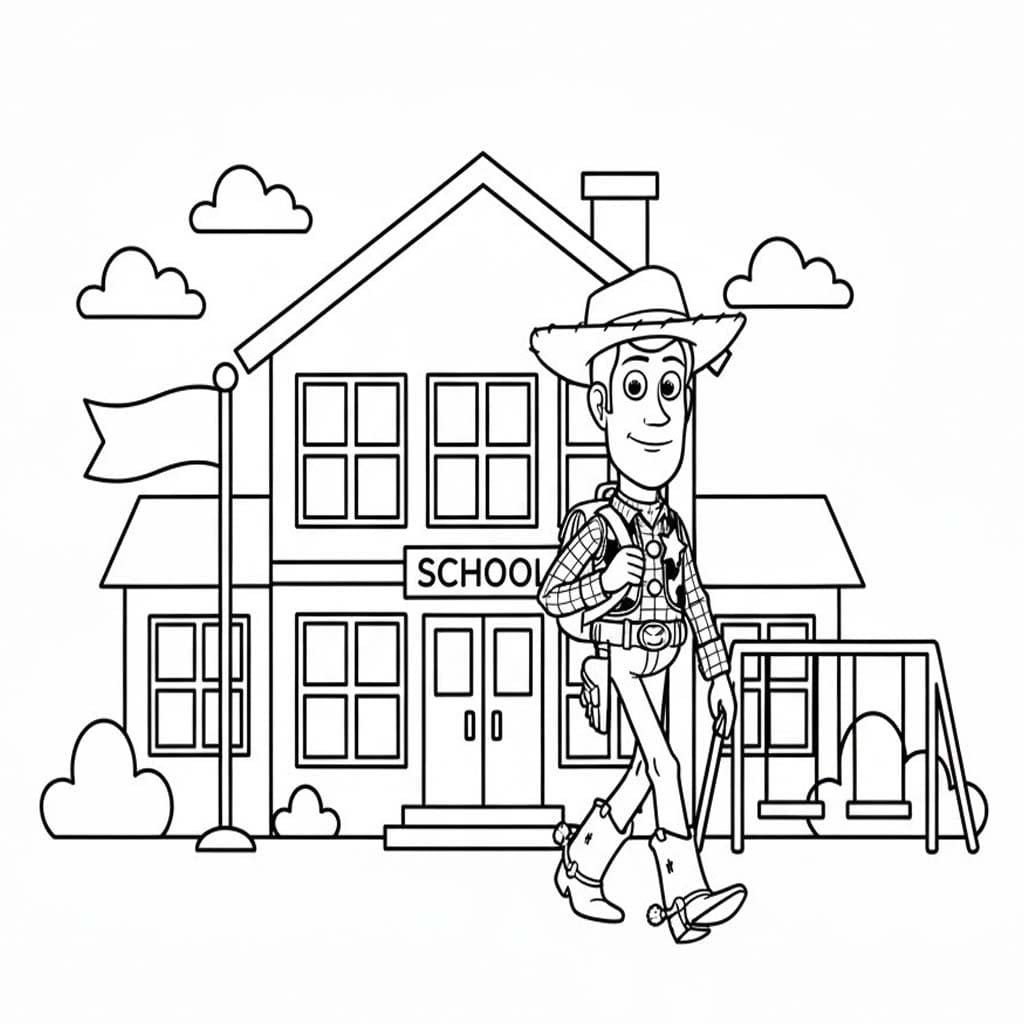 Çizmek Okul ücretsiz Boyama Sayfası