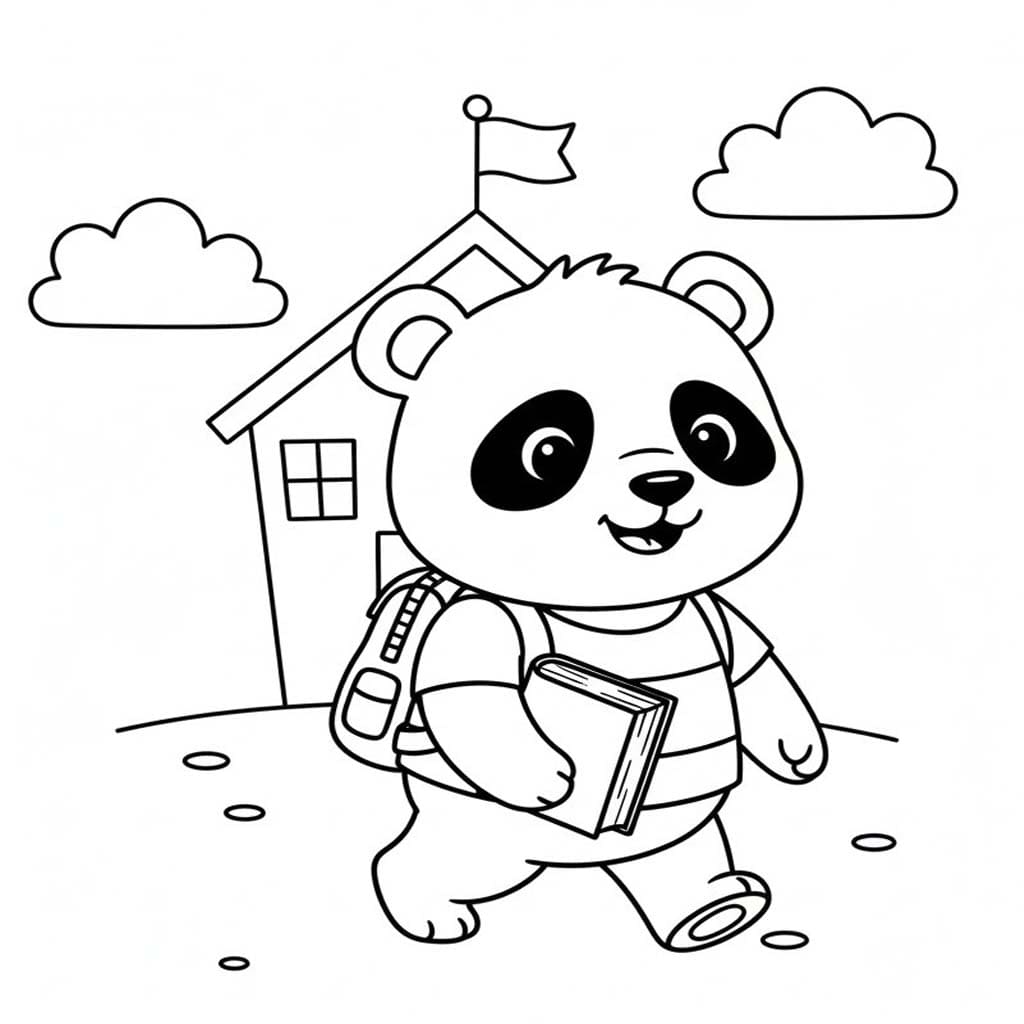 Çizmek Okul yazdırılabilir Boyama Sayfası