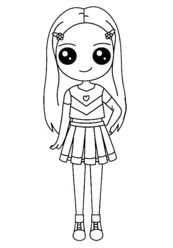 Çizmek Olivia Rodrigo Sevimli Boyama Sayfası