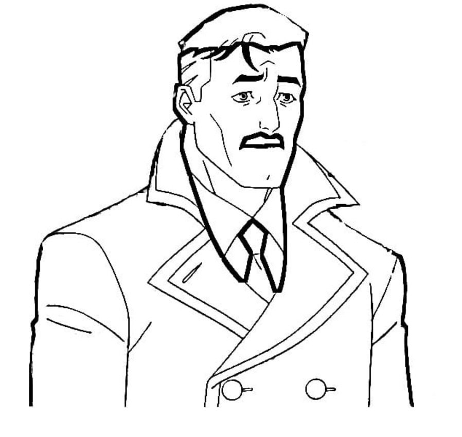 Çizmek Omni Man Nolan Grayson Boyama Sayfası