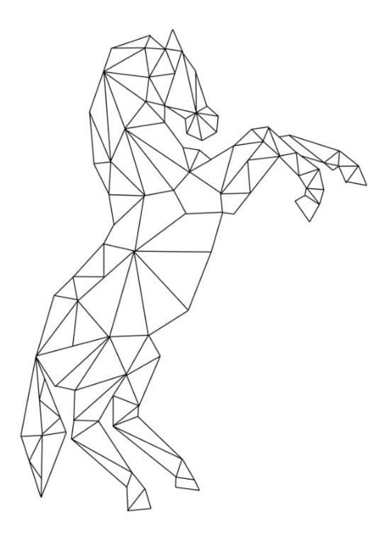 Çizmek Origami atış Boyama Sayfası