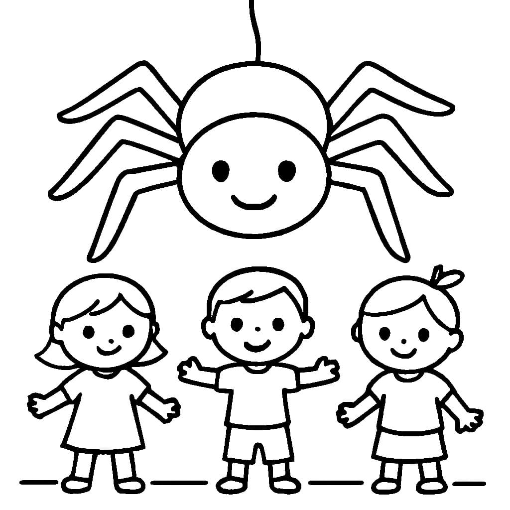 Çizmek Örümcek basit