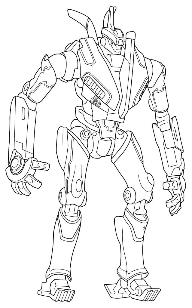 Çizmek Pasifik Savaşı Boyama Sayfası