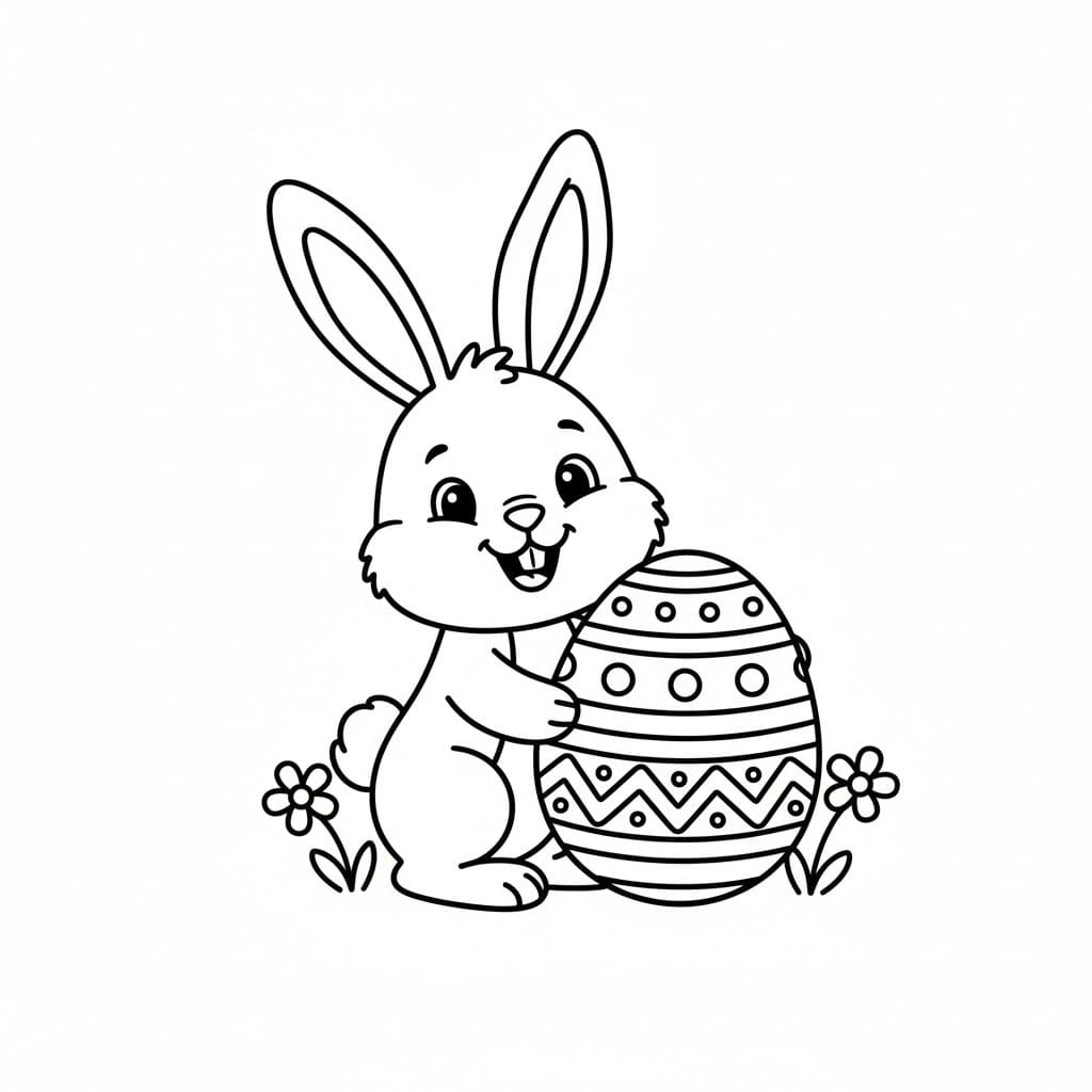 Çizmek Paskalya Yumurtası Ücretsiz Yazdırılabilir Boyama Sayfası