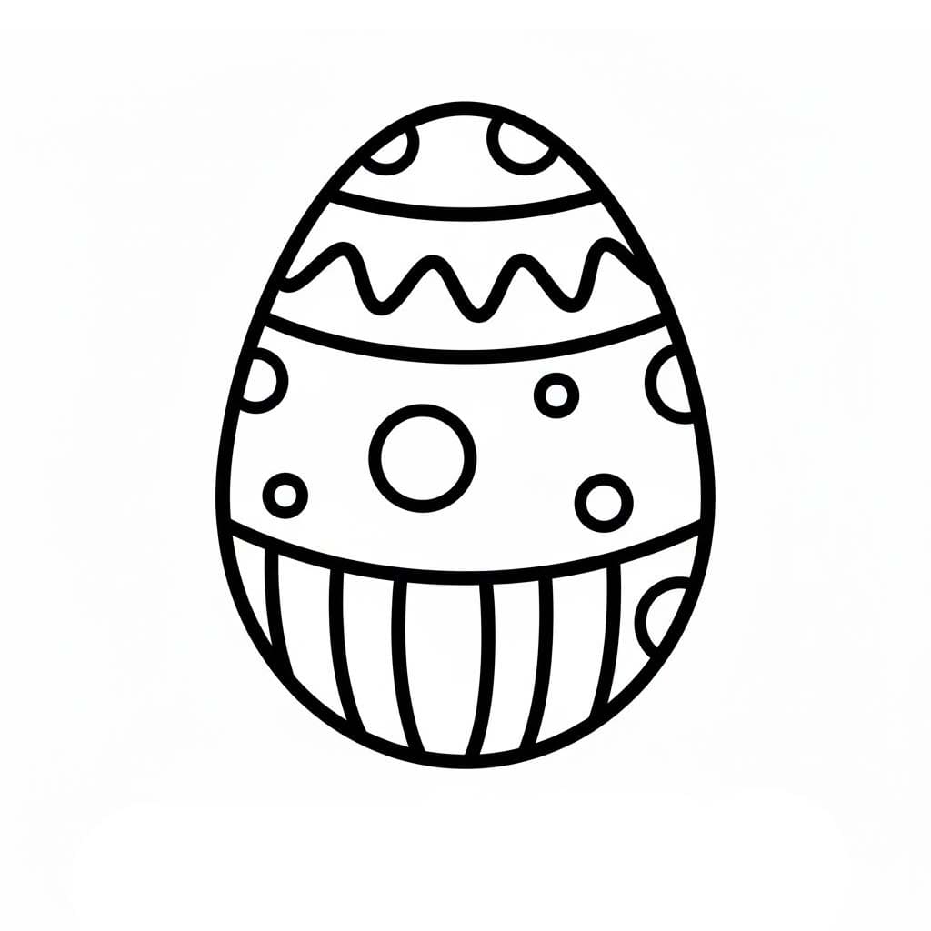 Çizmek Paskalya Yumurtası Yazdırılabilir