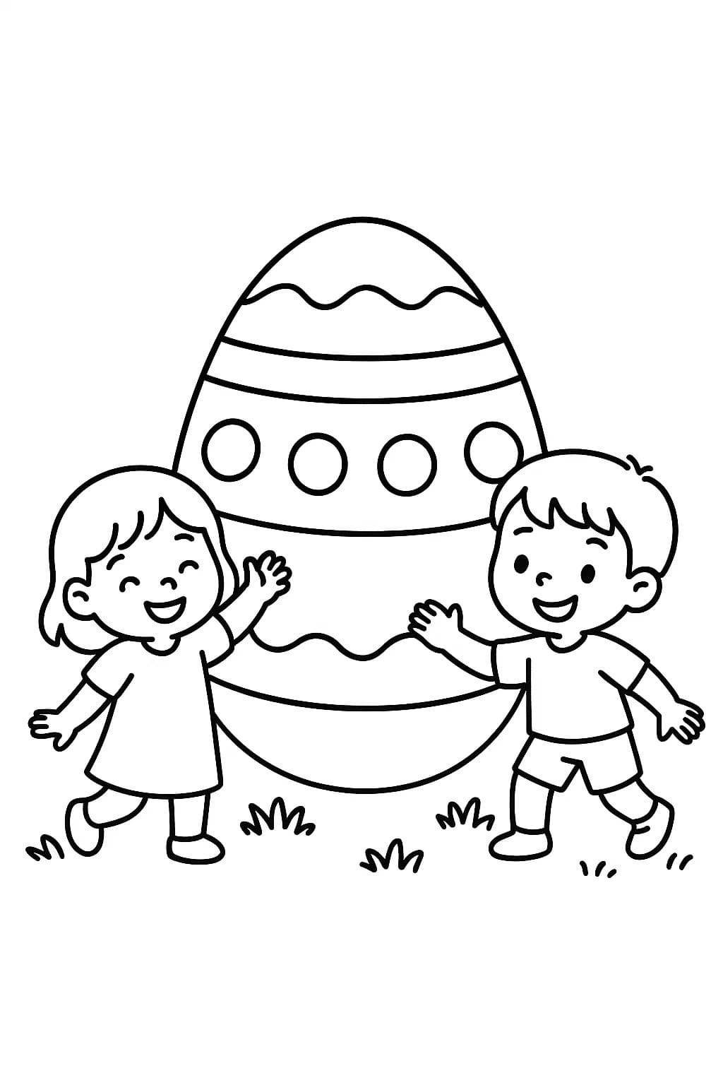 Çizmek Paskalya Yumurtası basit