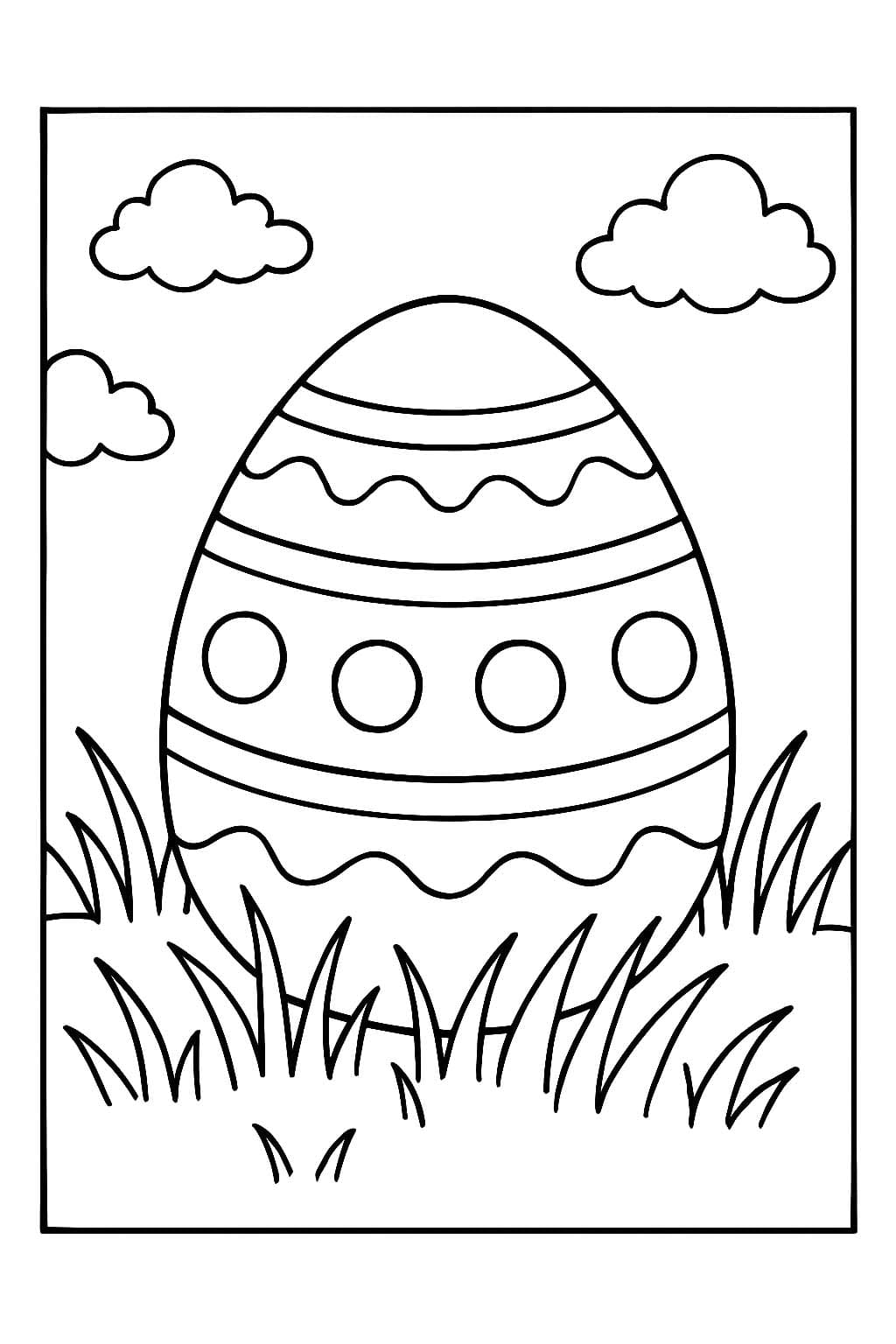 Çizmek Paskalya Yumurtası çocuklar için