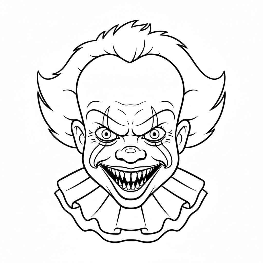 Çizmek Pennywise 2 Boyama Sayfası