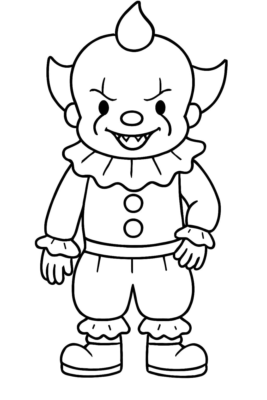 Çizmek Pennywise 4 Boyama Sayfası