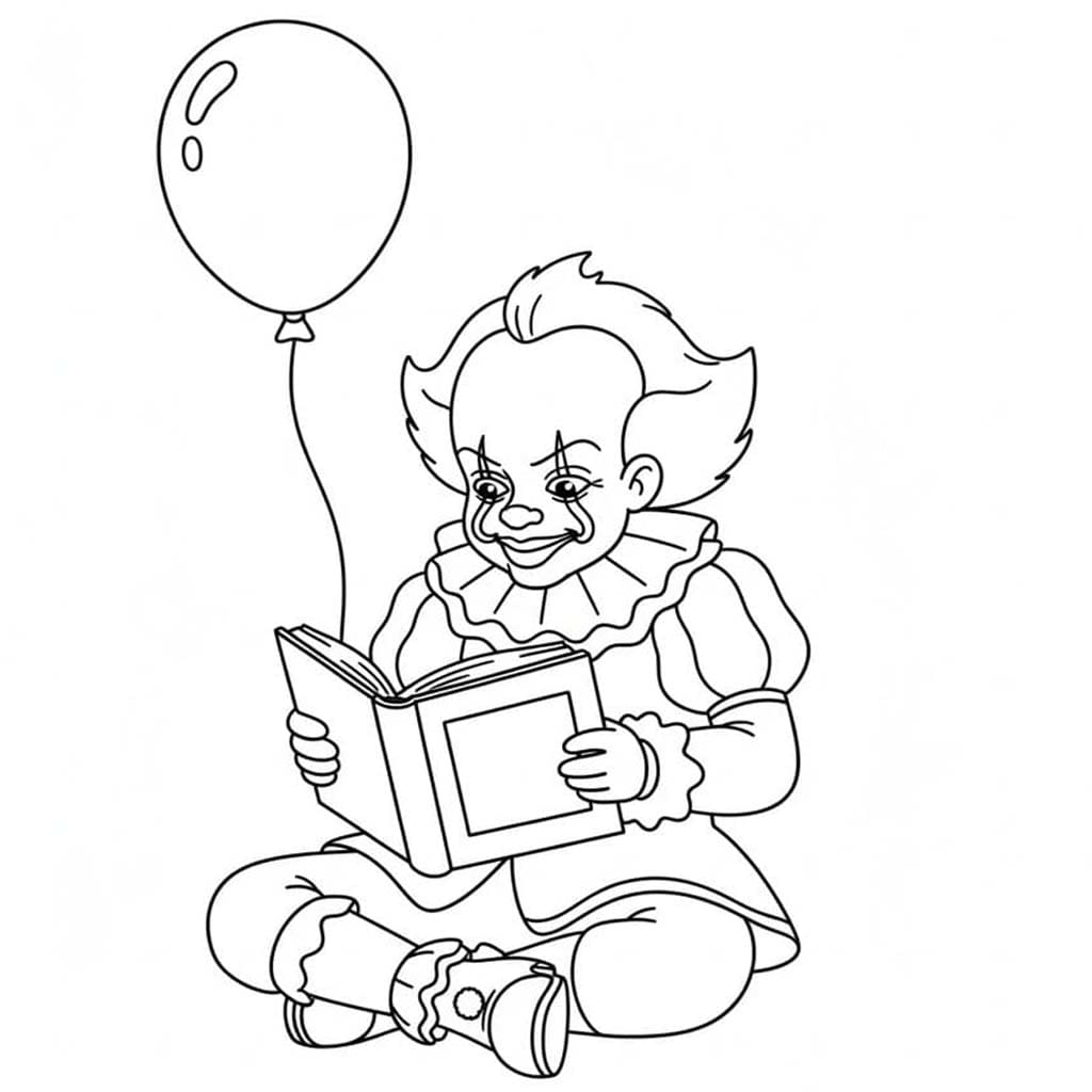 Çizmek Pennywise 6 Boyama Sayfası