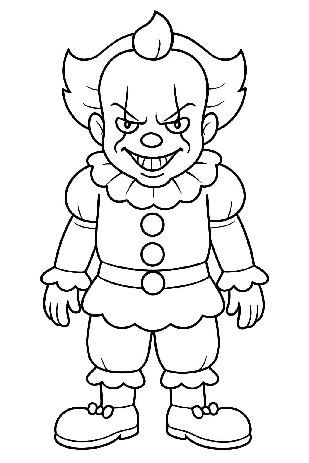 Çizmek Pennywise 7 Boyama Sayfası