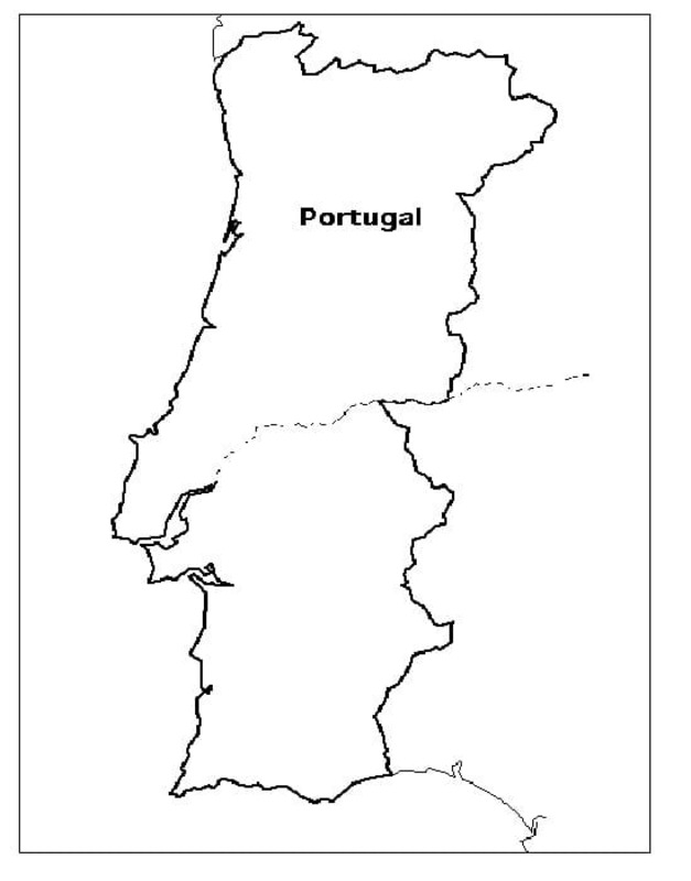 Çizmek Portekiz çocuklar için kolay Boyama Sayfası