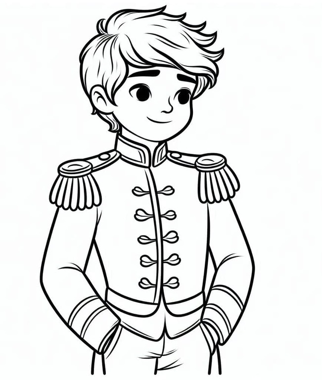 Çizmek Prens ücretsiz yazdırılabilir basit Boyama Sayfası