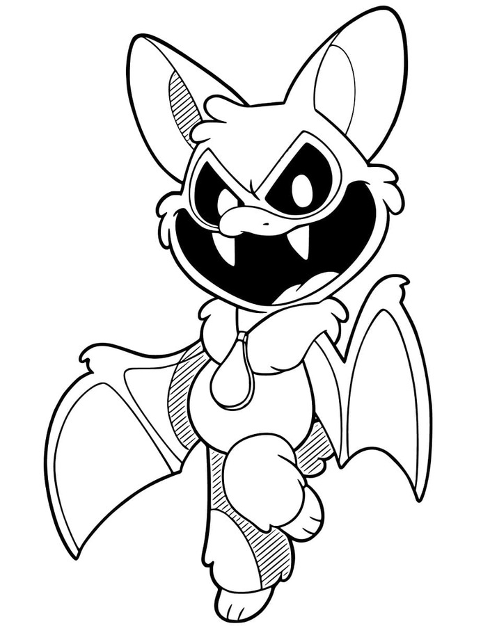 Çizmek Rabie Baby Nightmare Critters Boyama Sayfası