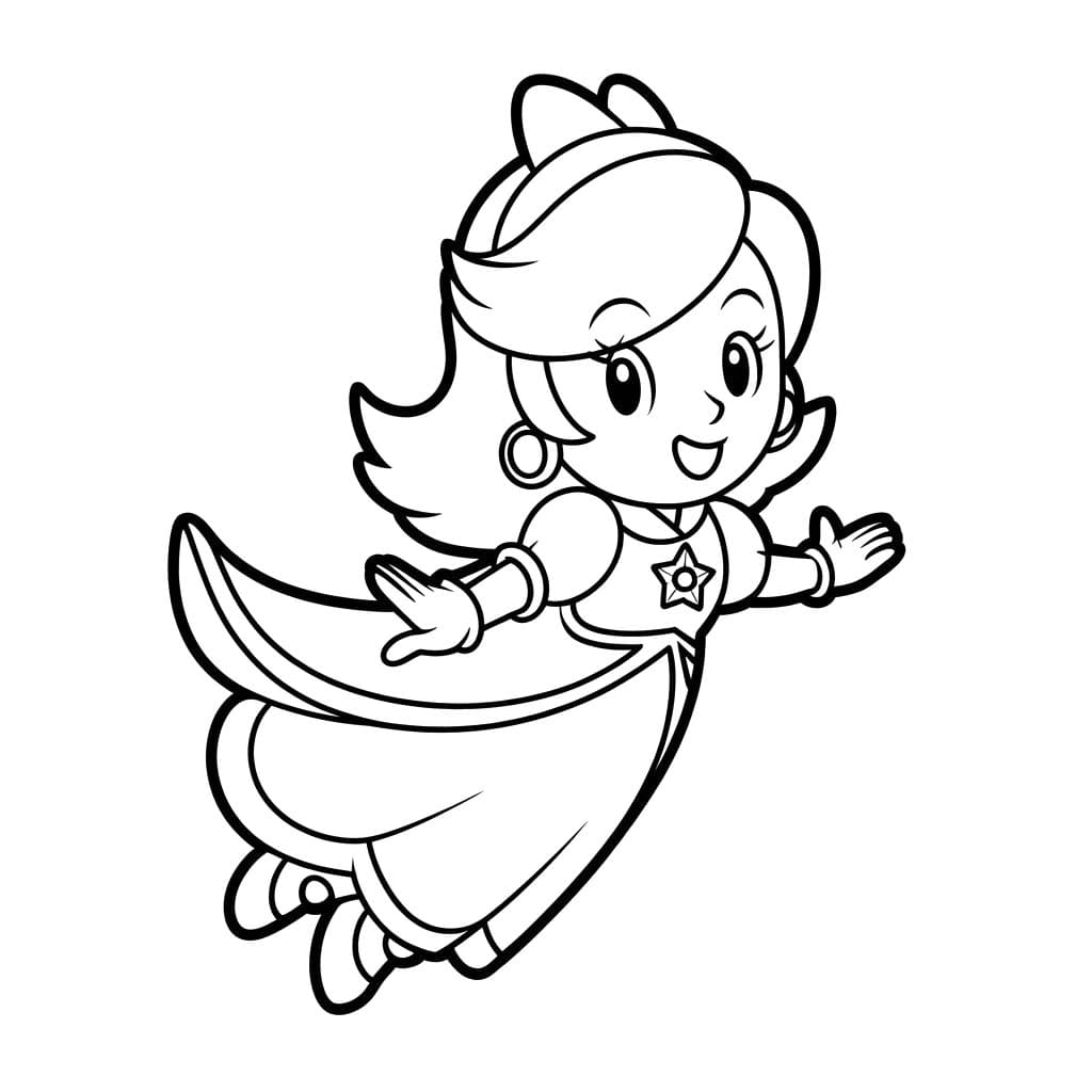 Çizmek Rosalina 4 Boyama Sayfası