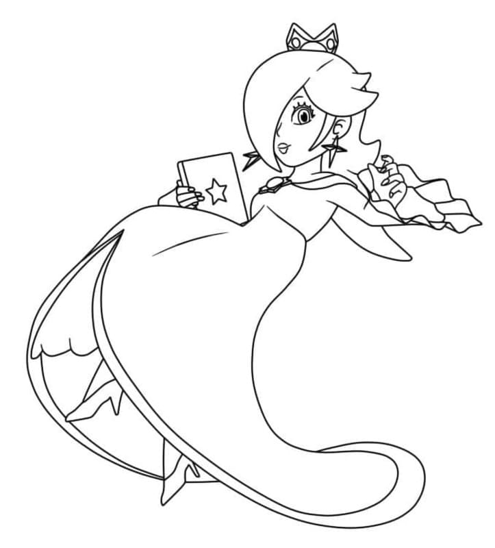 Çizmek Rosalina 5 Boyama Sayfası