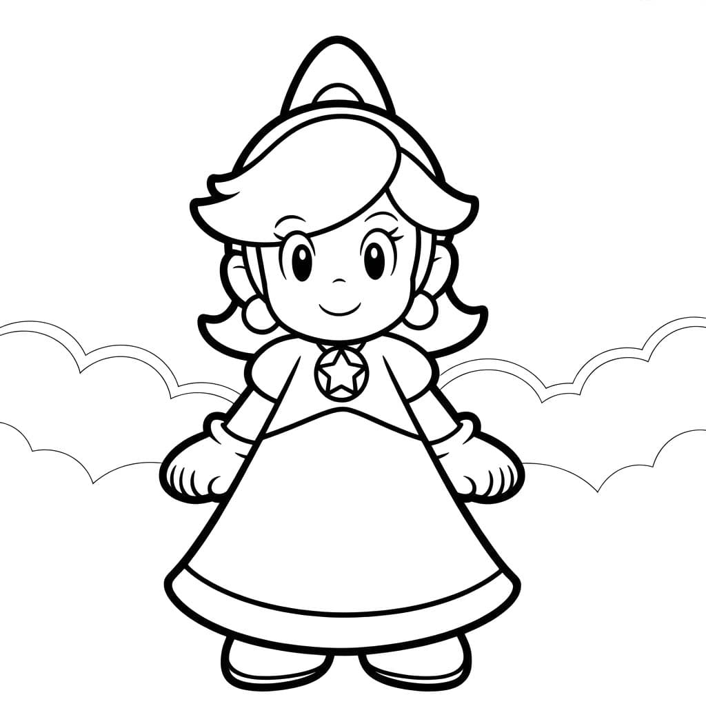 Çizmek Rosalina 8 Boyama Sayfası