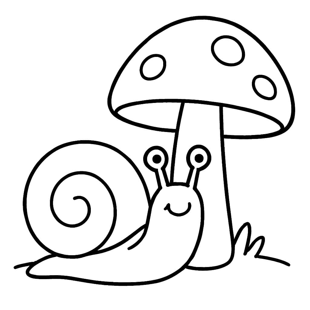 Çizmek Salyangoz çocuklar için ücretsiz