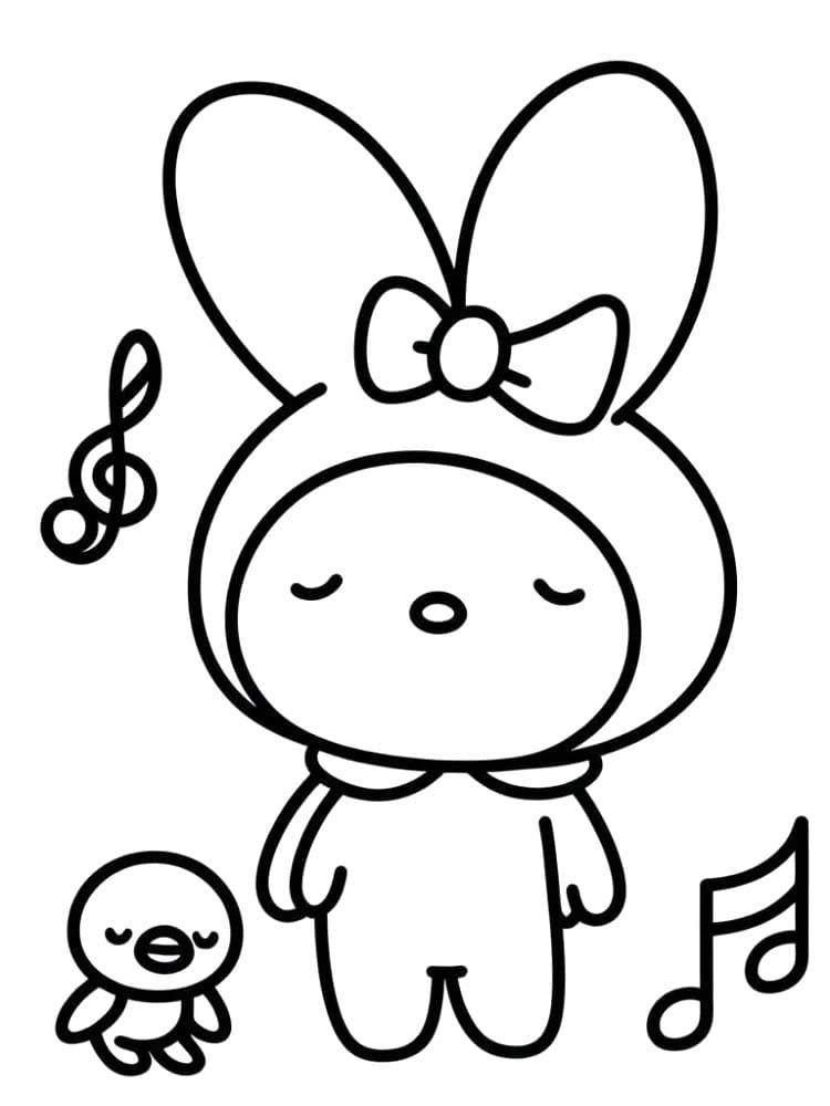 Çizmek Sanrio Ücretsiz yazdırılabilir Boyama Sayfası