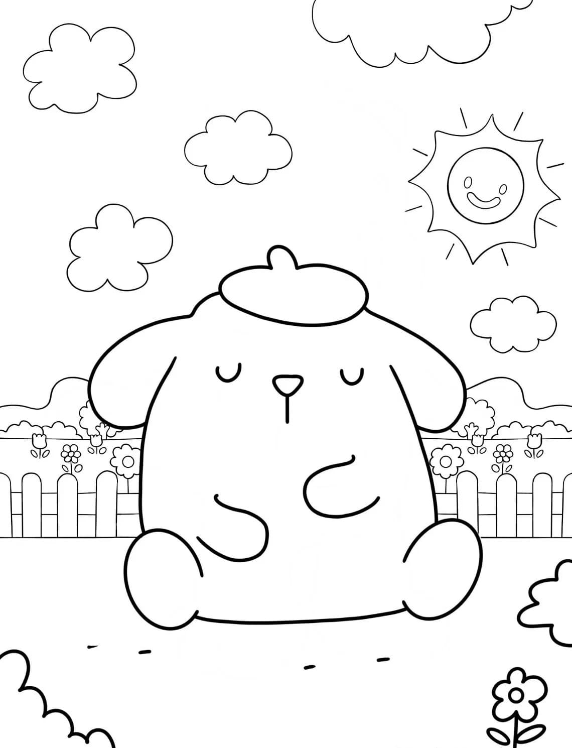 Çizmek Sanrio çocuklar için Boyama Sayfası