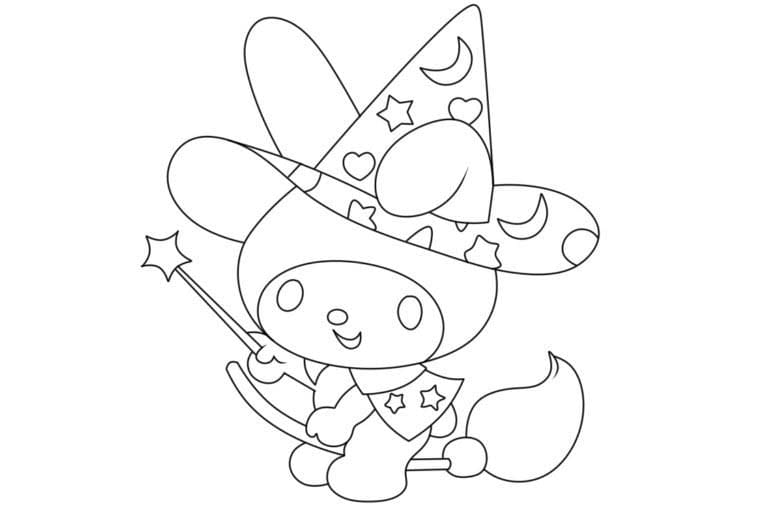 Çizmek Sanrio çok temel Boyama Sayfası