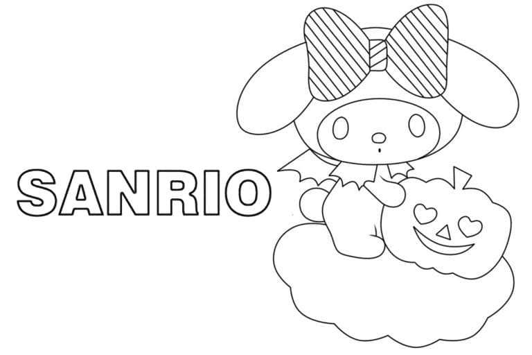Çizmek Sanrio görüntü Boyama Sayfası